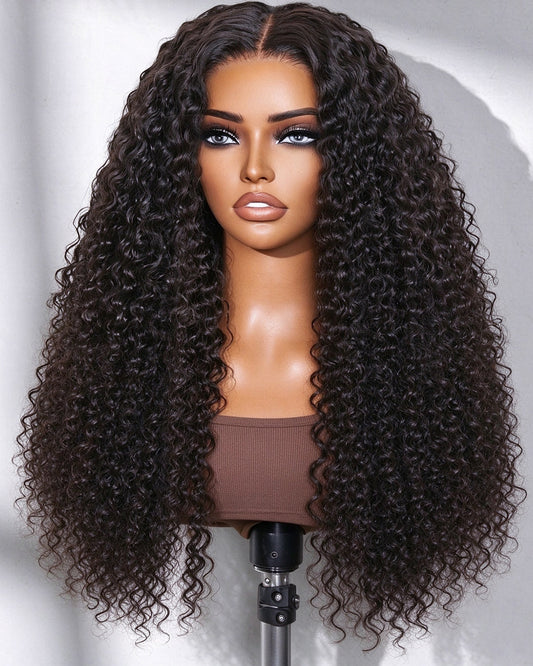 Soft Defined Kinky Curly Wigs 5×6 Pre-Everything Transparent Lace Glueless Wig