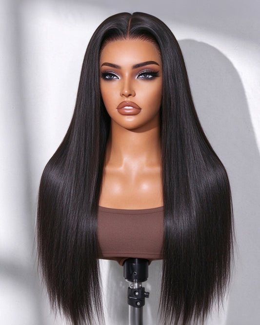 Everyday Convenience Sleek Straight Human Hair Wigs 5×6 Pre-everything Transparent Lace Glueless Wig