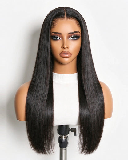 Pre-Do Nairobi Hairline Sleek Melt Straight 8×6 Real HD Lace Glueless Wig