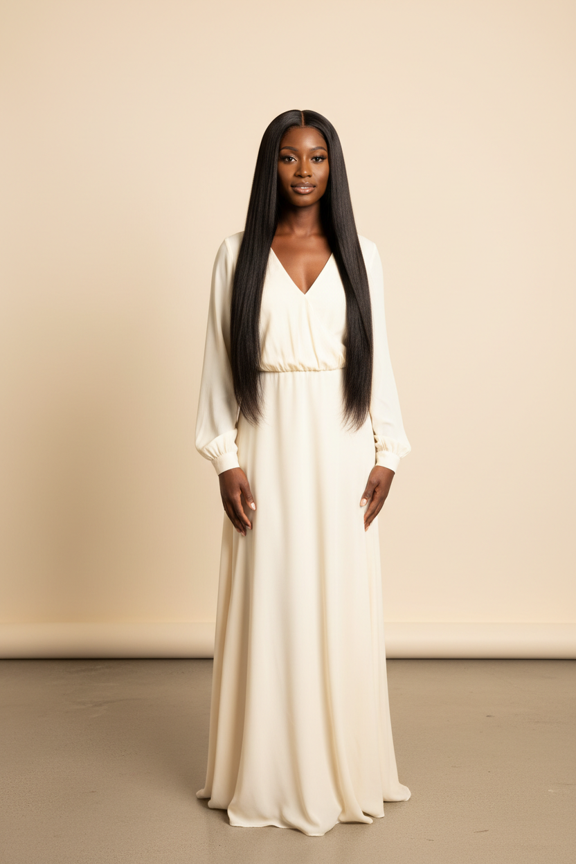 5x6 Long Straight Glueless Wig